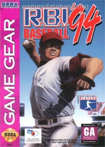 Cover R.B.I. Baseball '94 for Game Gear